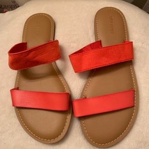 NEW red sandals!